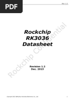 Rockchip RK3036 Datasheet: Revision 1.2 Dec. 2015