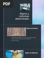 Signos y Síntomas Abdominales