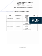 Plan de Área de Informatica y Tecnologia