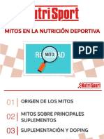 Mitos Nutrición Deportiva