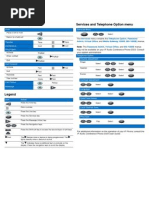 Nortel Conference Phone 2033 Reference Card