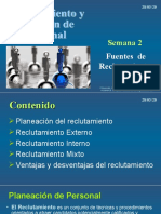 Semana 2 RSP - Fuentes de Reclutamiento