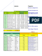 Examen de Excel