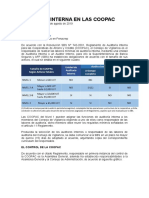 Auditoría Interna en Las Coopac