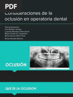 Operatoria Oclusal