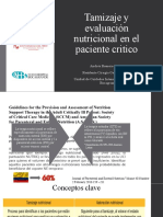 Tamizaje y Evaluacion Nutricional