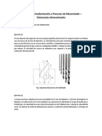 Ejercicios de Conformación y Procesos de Mecanizado PDF