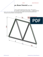 Abaqus Beam Tutorial: Problem Description