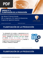 Planificación de La Producción