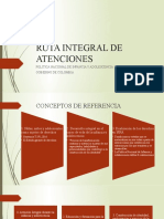 Ruta Integral de Atenciones