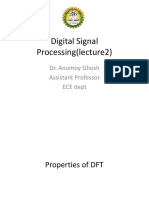 Digital Signal Processing (Lecture2) : Dr. Anumoy Ghosh Assistant Professor ECE Dept