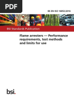 Flame Arresters - Performance Requirements, Test Methods and Limits For Use