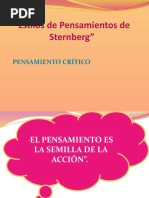 Estilos de Pensamientos de Sternberg 