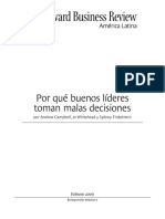 Por Qué Buenos Líderes Toman Malas Decisiones