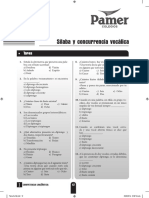 Sílaba y Concurrencia Vocálica: Tarea