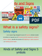 Safety and Signs