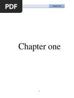 2chapter One