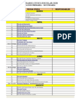 Calendario Civico Escolar 2020