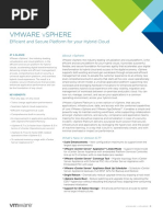 Vmware Sphere: Efficient and Secure Platform For Your Hybrid Cloud