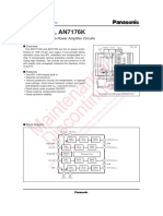 Maintenance/ Discontinued: AN7171NK, AN7176K