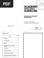 FSSR Academic Writing Guideline