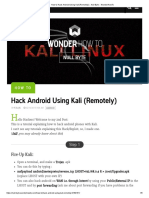 How To Hack Android Using Kali (Remotely) Null Byte - WonderHowTo