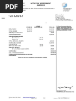 Notice of Assessment Amended: Printed Via Mytax Portal