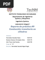 Práctica 9. Conducción Transitoria en Cilindros PDF