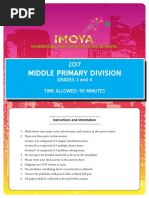 IMOYA 2017 Middle Primary