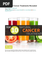 10 Natural Cancer Treatments Revealed