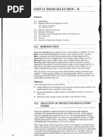 Unit Food Selection I1: Structure