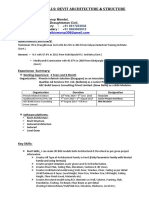 Resume, Skills: Revit Architecture & Structure: Qualification Summary