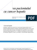 Îngrijirea Pacientului Cu Cancer Hepatic