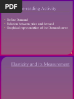 Elasticity and Its Measurement