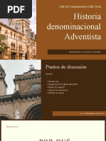 Historia Denominacional Adventista