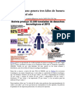 Cada Boliviano Genera Tres Kilos de Basura Tecnológica Al Año Lectura Complementaria