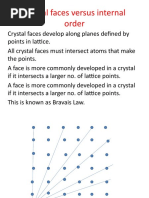 Internal Order in Crystals1