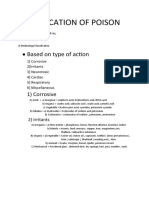 Classification of Poison