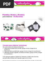 700 Plantillas Moldes Modelos Invitaciones