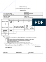 Arab Open University Short Tutor Marked Assignment (STMA) MTA Replacement