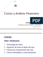 Costos y Analisis Financieros