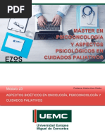 Módulo 23 Aspectos Bioéticos en Oncología, Psicooncología y Cuidados Paliativos