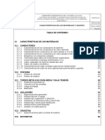 CAPITULO 12 Caracteristicas de Los Materiales y Equipos