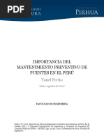 Importancia Mantenimiento Preventivo Puentes Peru