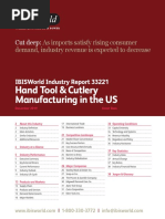 Hand Tool - Cutlery Manufacturing in The US Industry Report