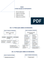 Presentacion. Pasos para Validar Un Instrumento 2