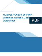 Huawei AC6605-26-PWR Wireless Access Controller Datasheet