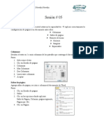 Sesion # 06 MANEJO DE MICROSOFT OFFICE WORD Y EXCEL AVANZADO