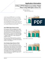 AN296094 Method For Converting A PWM Output To An Analog Output When Using Hall Effect Sensor ICs