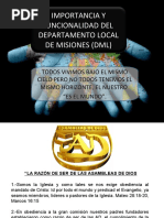 IMPORTANCIA Y FUNCIONALIDAD DEL DML (Departamento de Misiones Local)